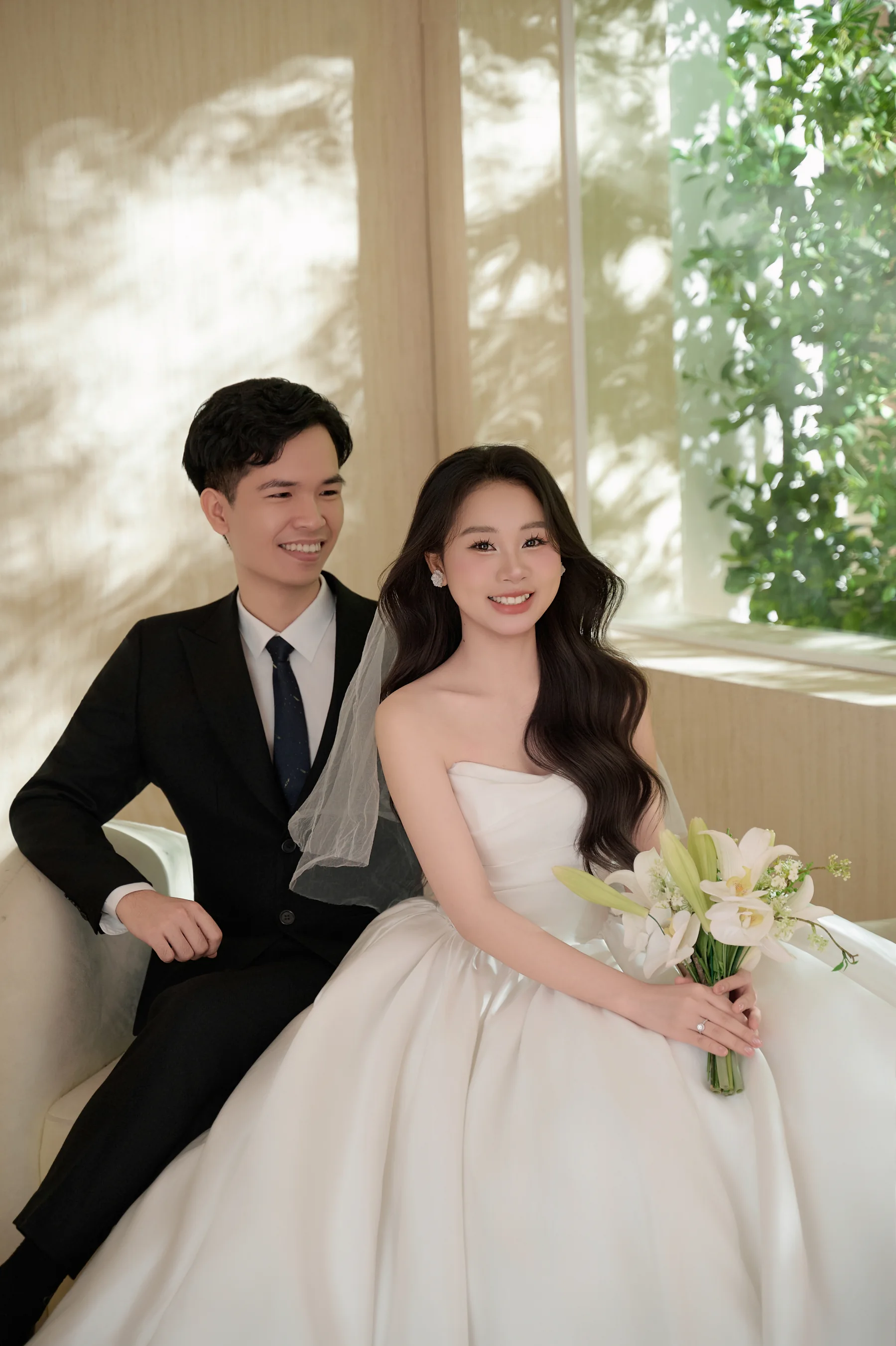 Chân dung cưới cổ điển của Mạnh Duy và Hiền Lương